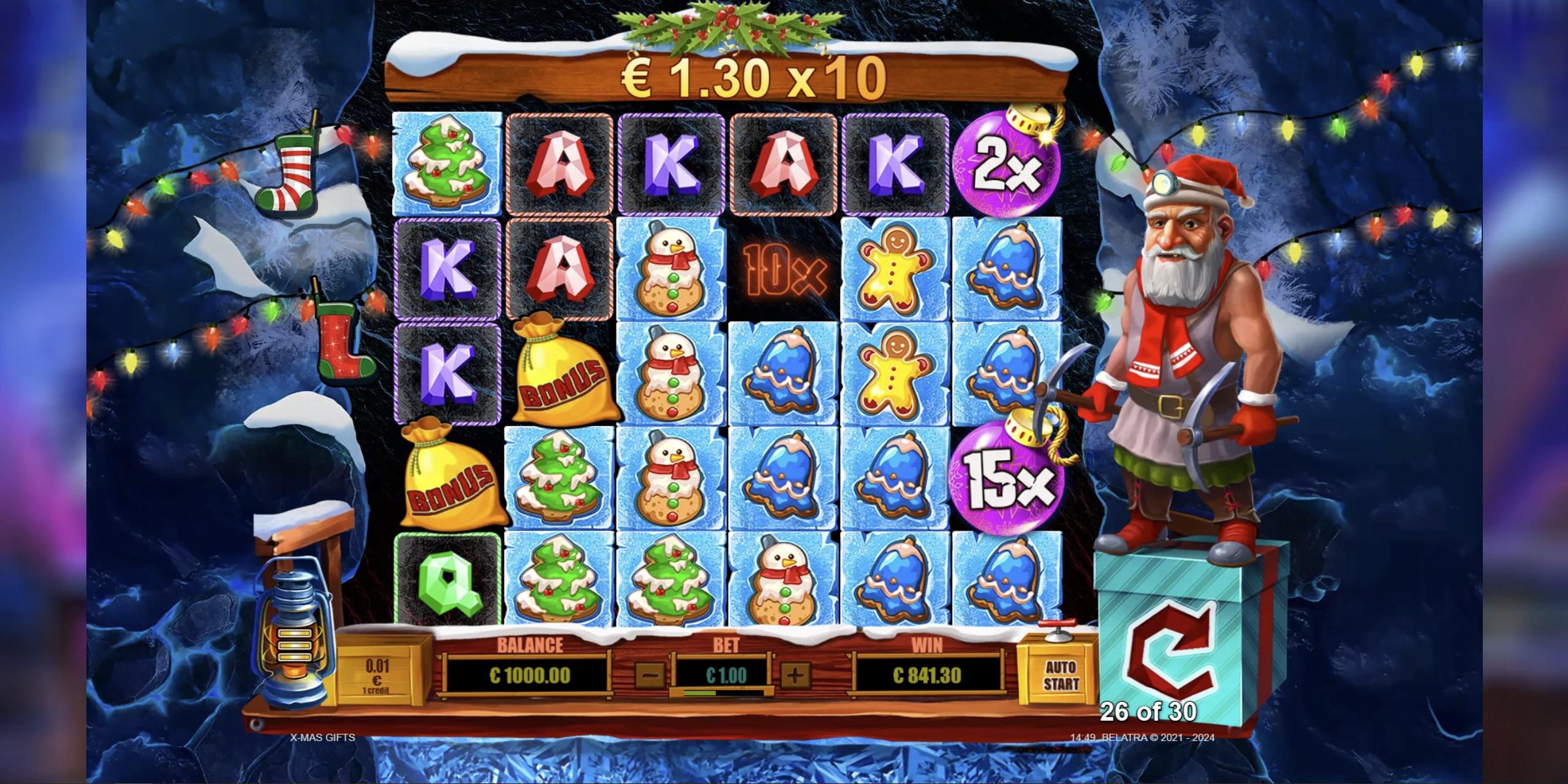 X-Mas Gifts | Promotion pack | Online slot