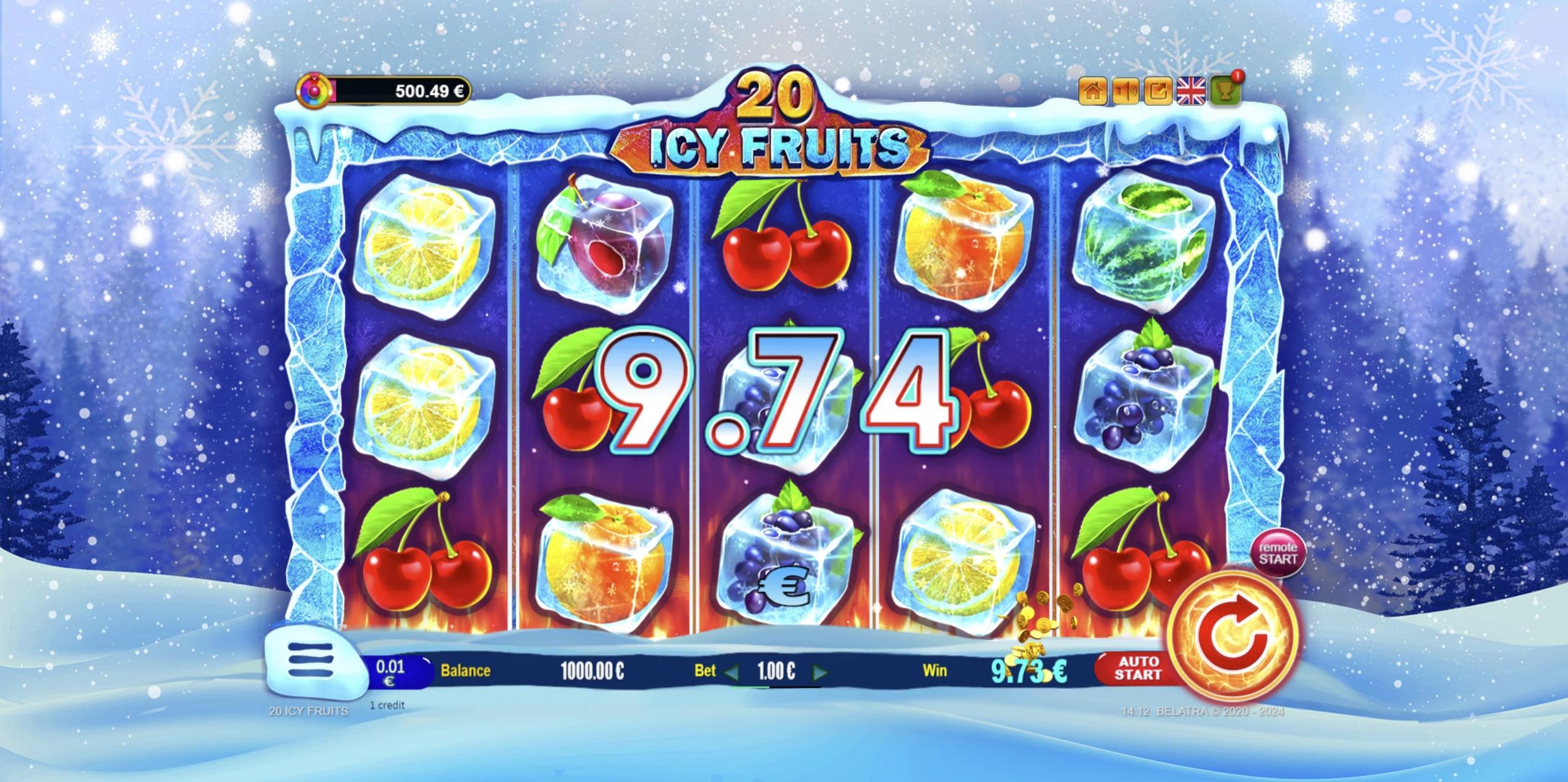 20 Icy Fruits | Promotion pack | Online slot