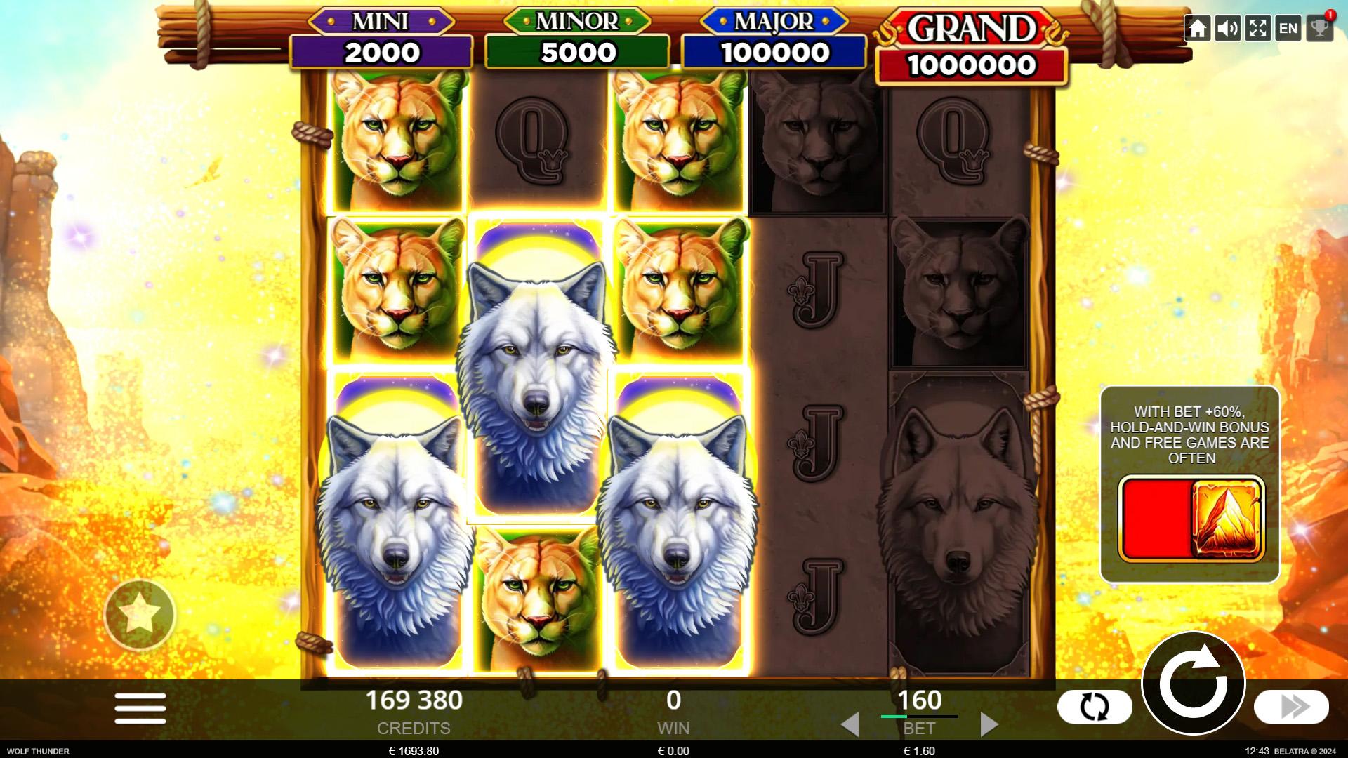 Wolf Thunder | Promotion pack | Online slot