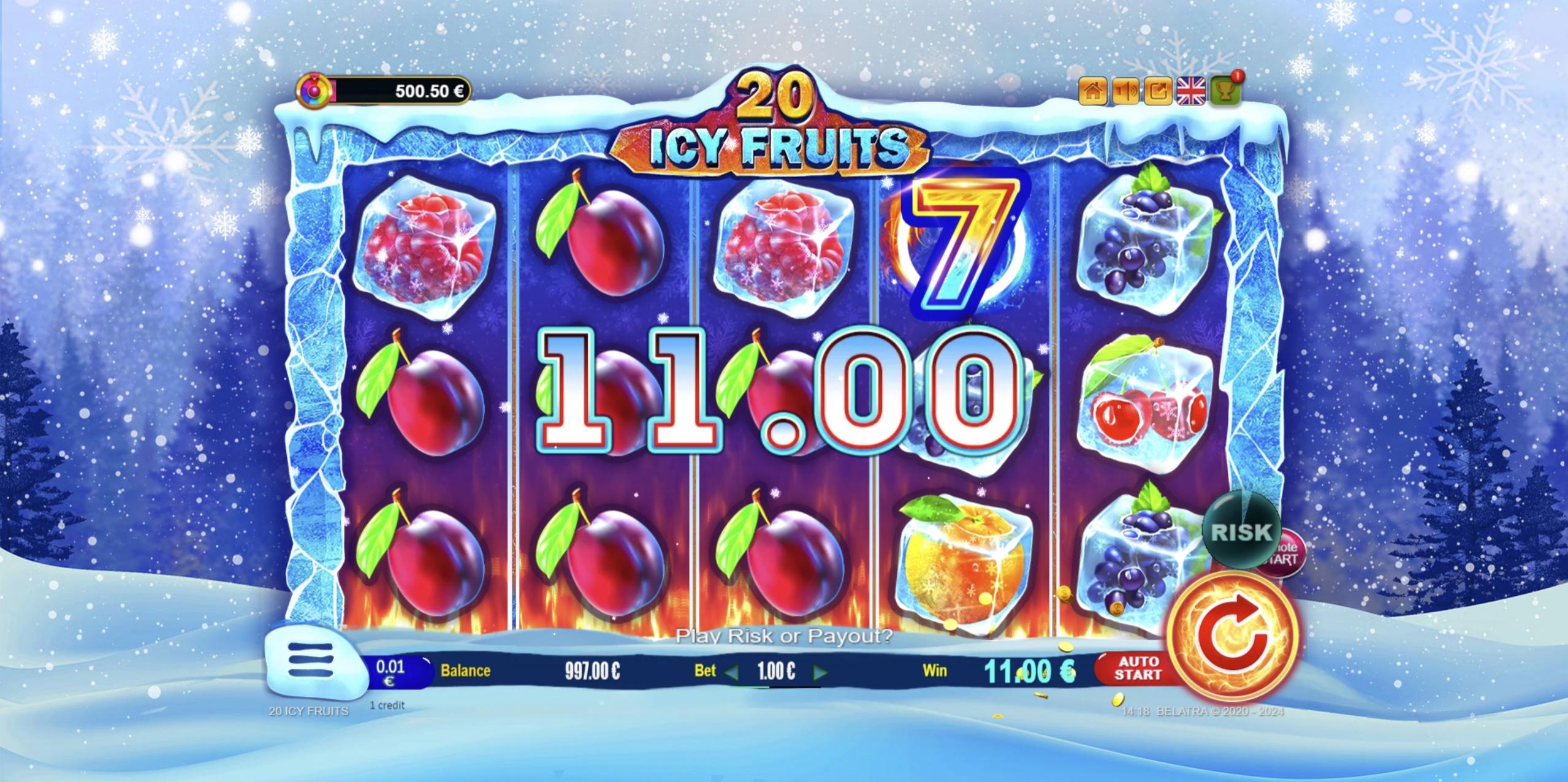 20 Icy Fruits | Promotion pack | Online slot