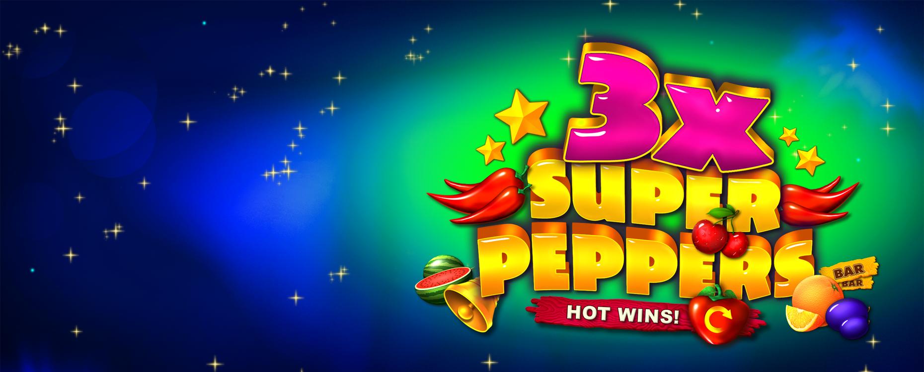 3x Super Peppers | Promotion pack | Online slot