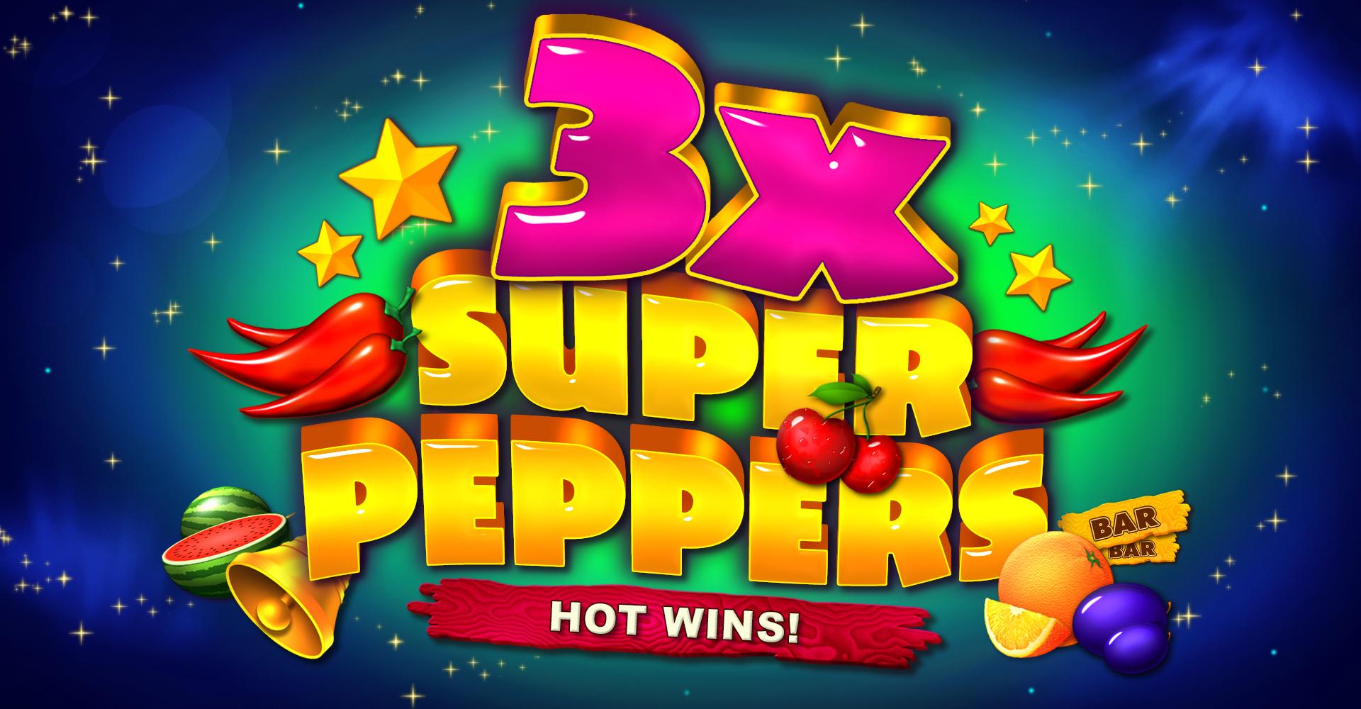 3x Super Peppers | Promotion pack | Online slot
