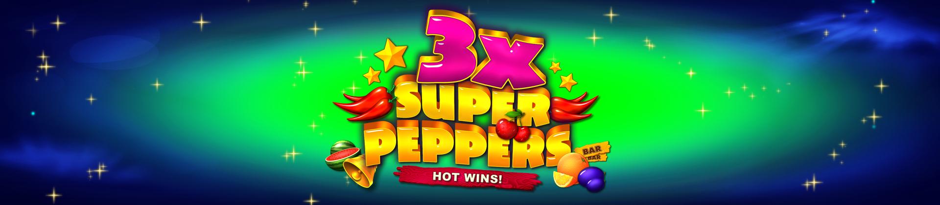 3x Super Peppers | Promotion pack | Online slot