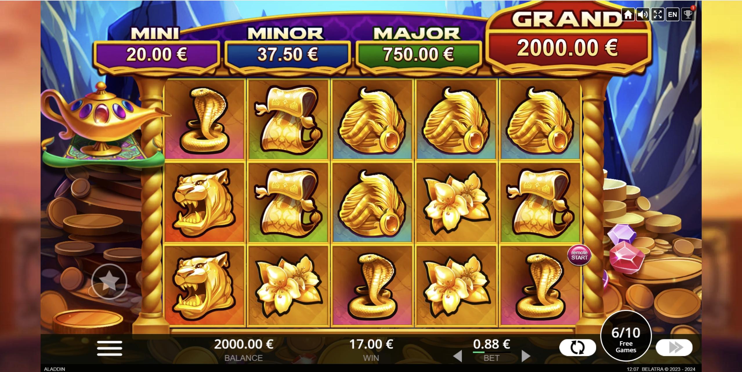 4 Secrets of Aladdin | Promotion pack | Online slot