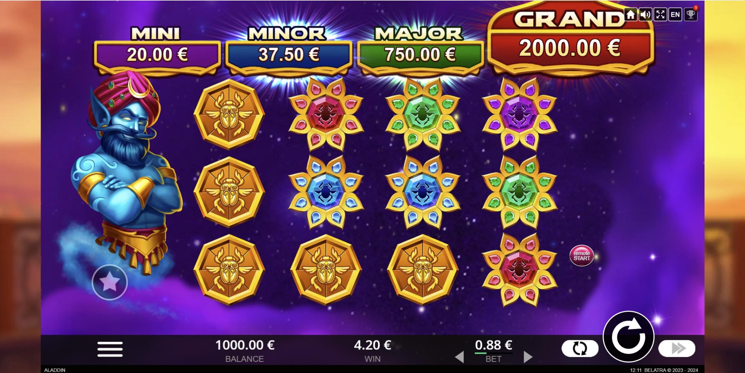 4 Secrets of Aladdin | Promotion pack | Online slot