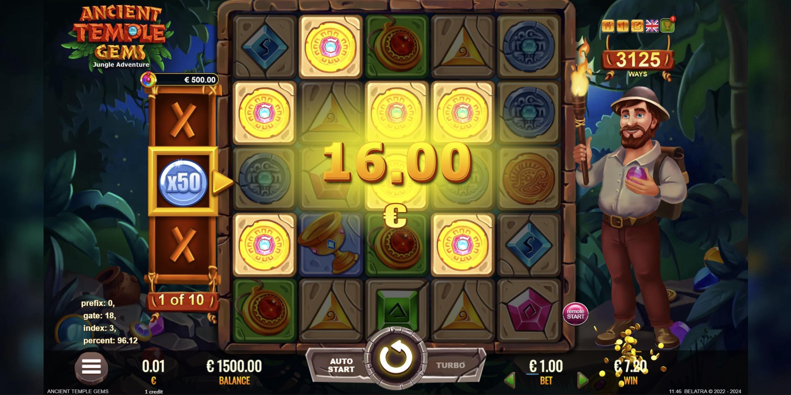 Ancient Temple Gems | Promotion pack | Online slot