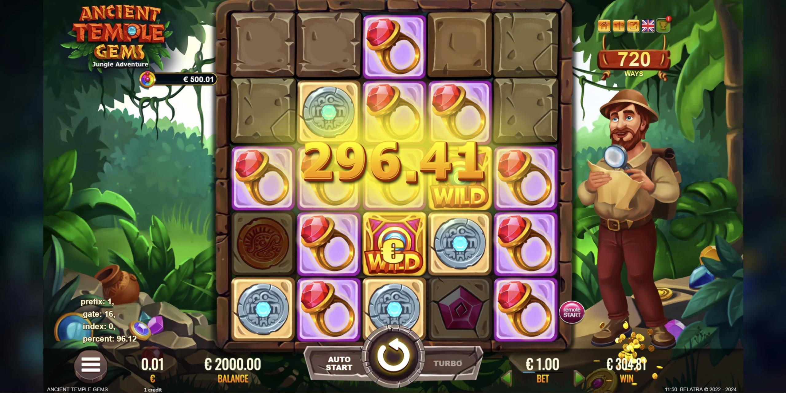 Ancient Temple Gems | Promotion pack | Online slot