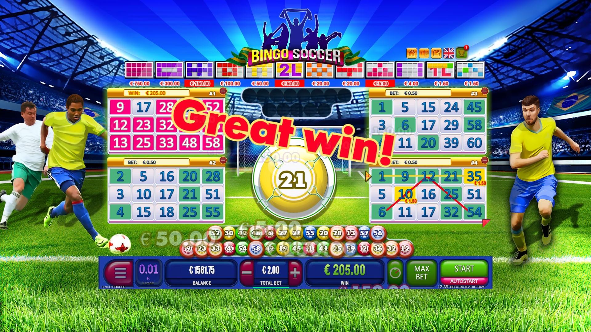Bingo Soccer | Promotion pack | Online slot
