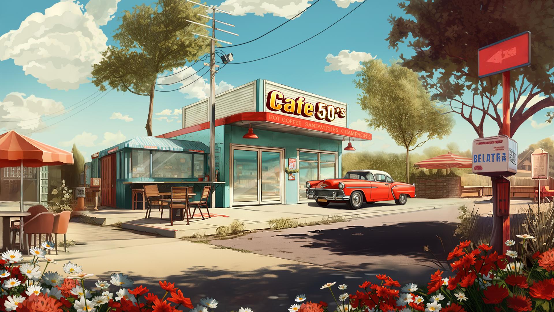 Cafe 50's | Promotion pack | Online slot