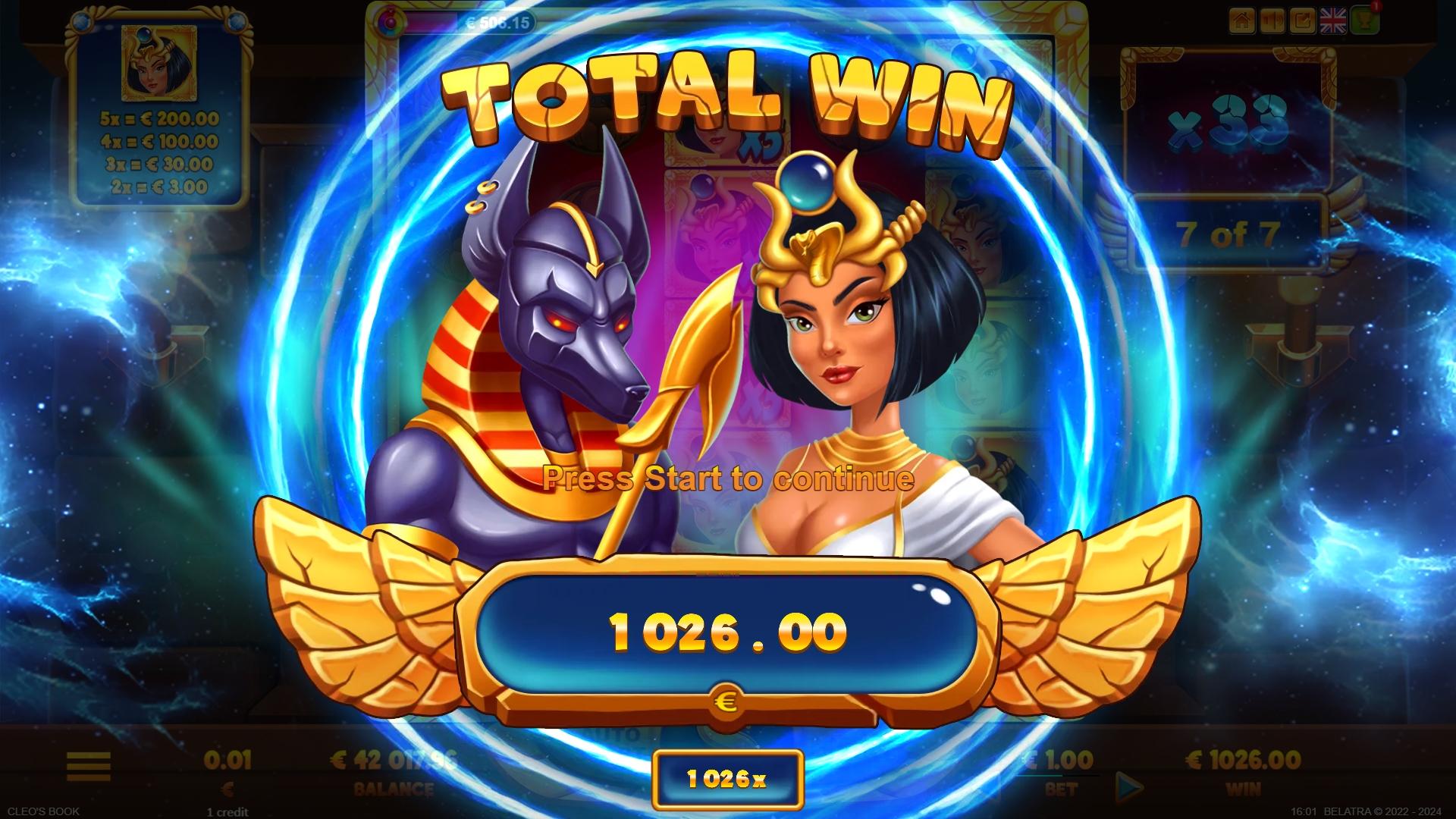 Cleo's Book | Promotion pack | Online slot