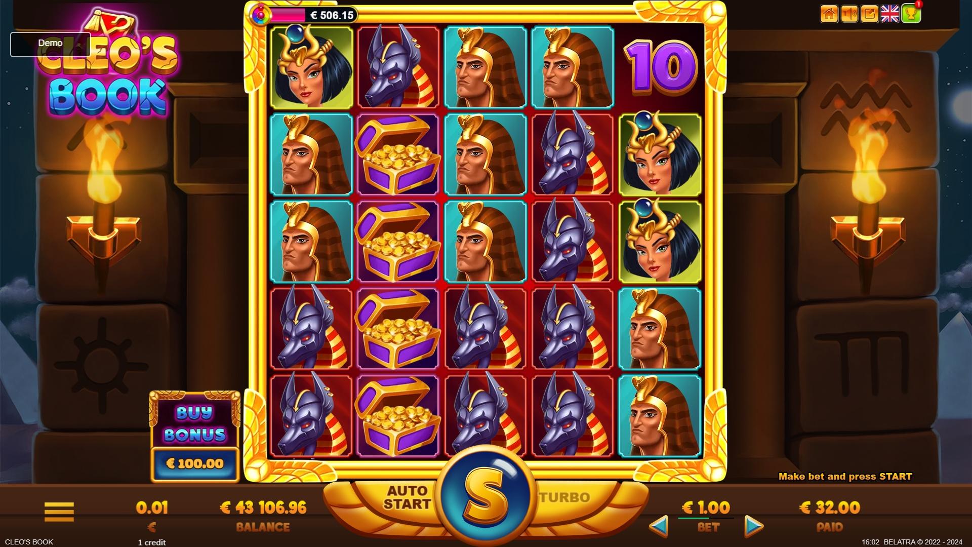 Cleo's Book | Promotion pack | Online slot