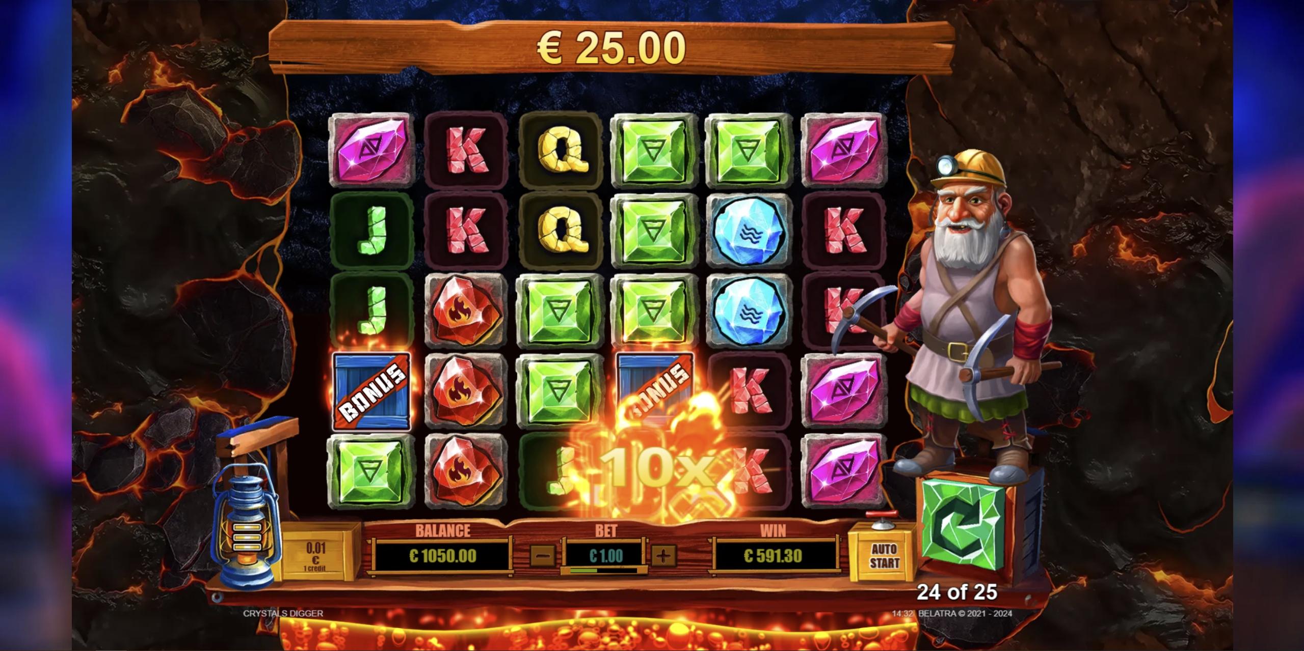 Crystals Digger | Promotion pack | Online slot