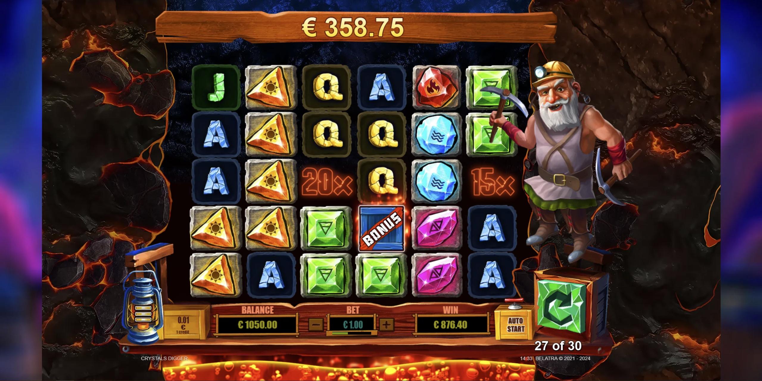 Crystals Digger | Promotion pack | Online slot