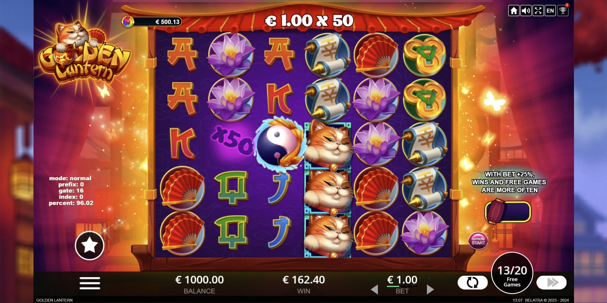 Golden Lantern | Promotion pack | Online slot