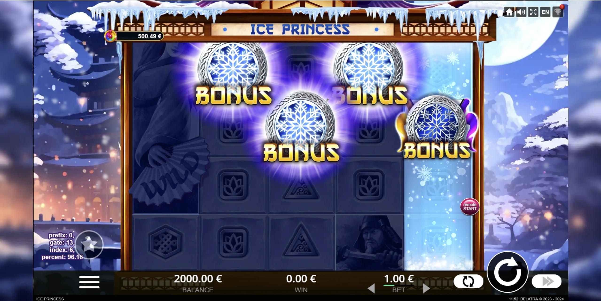 Ice Princess | Promotion pack | Online slot