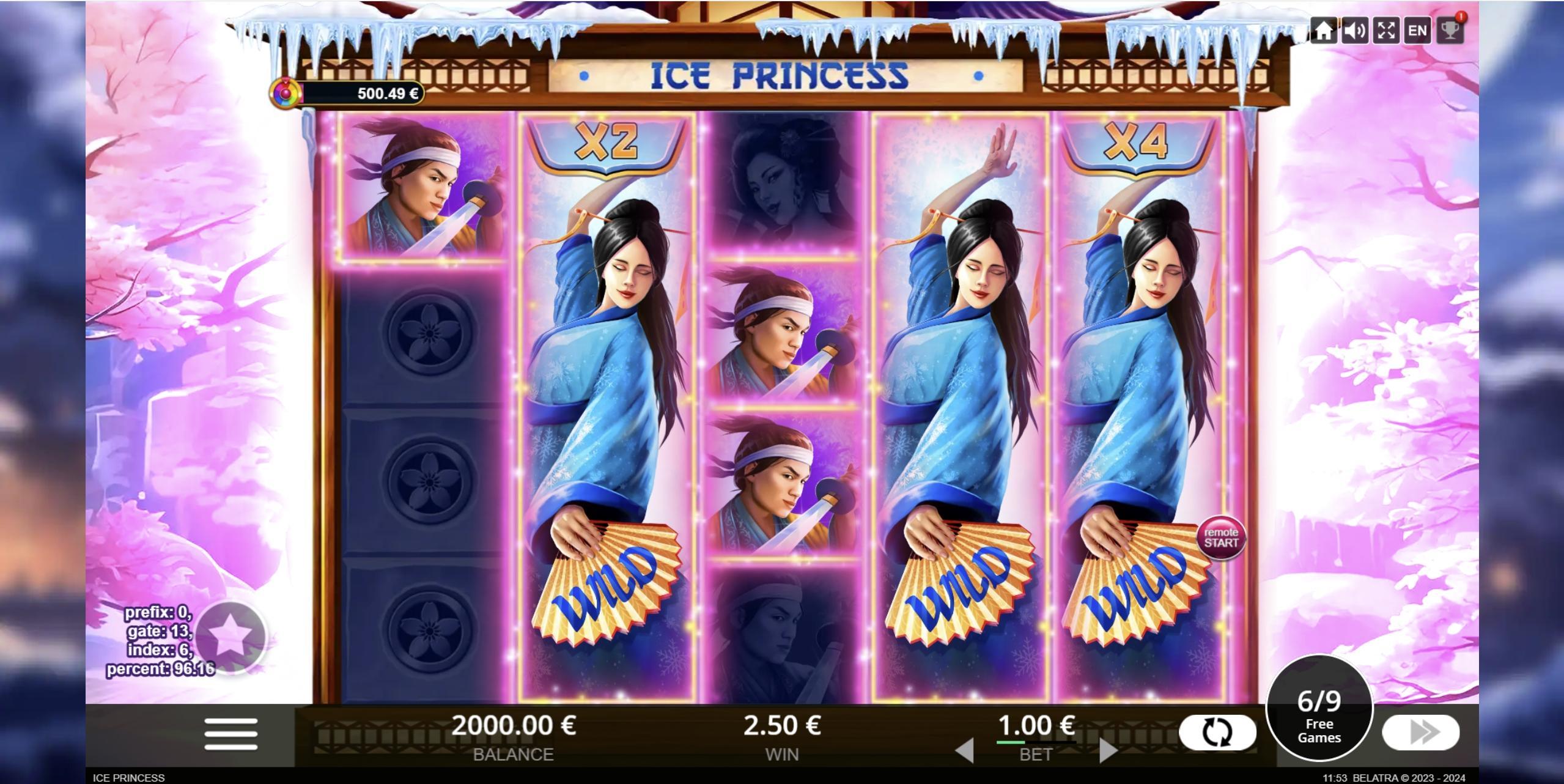 Ice Princess | Promotion pack | Online slot