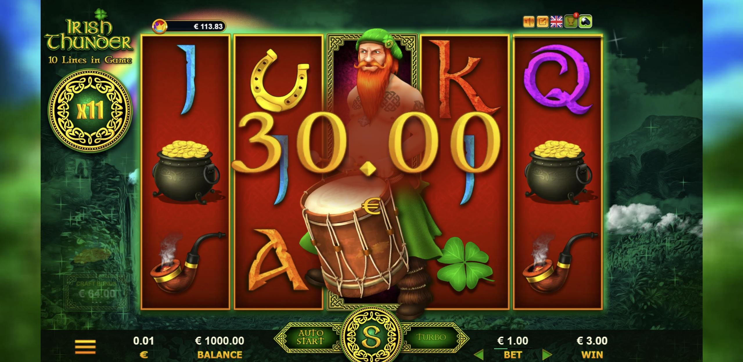 Irish Thunder | Promotion pack | Online slot