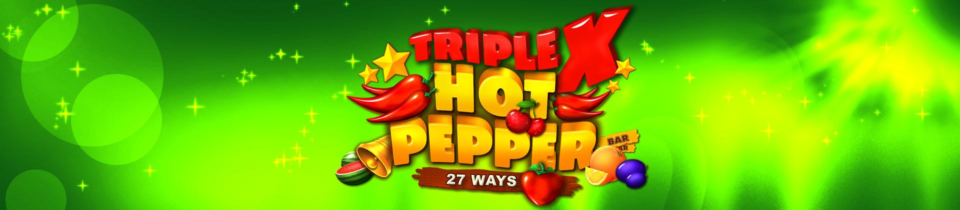 TripleX Hot Pepper | Promotion pack | Online slot