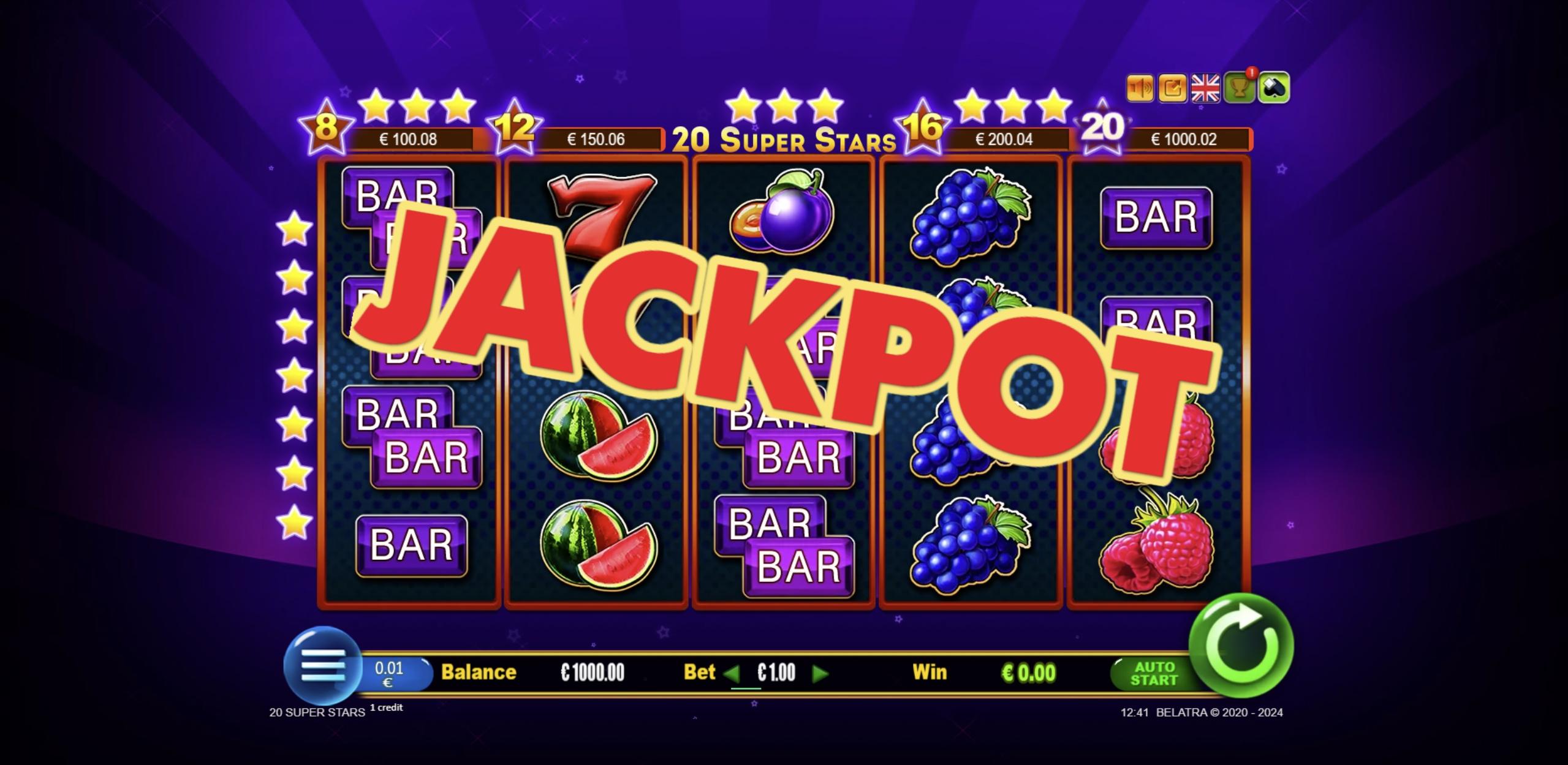 20 Super Stars | Promotion pack | Online slot
