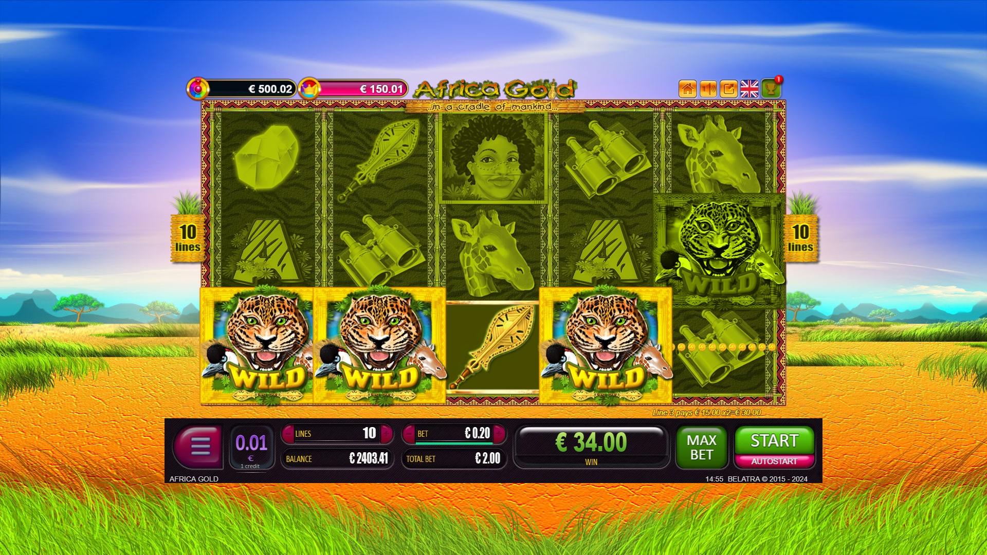 Africa Gold | Promotion pack | Online slot