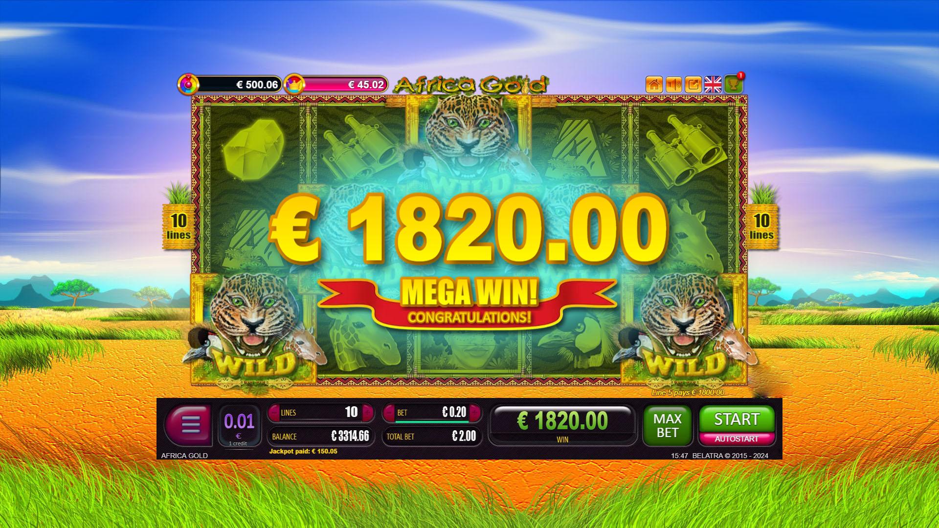 Africa Gold | Promotion pack | Online slot