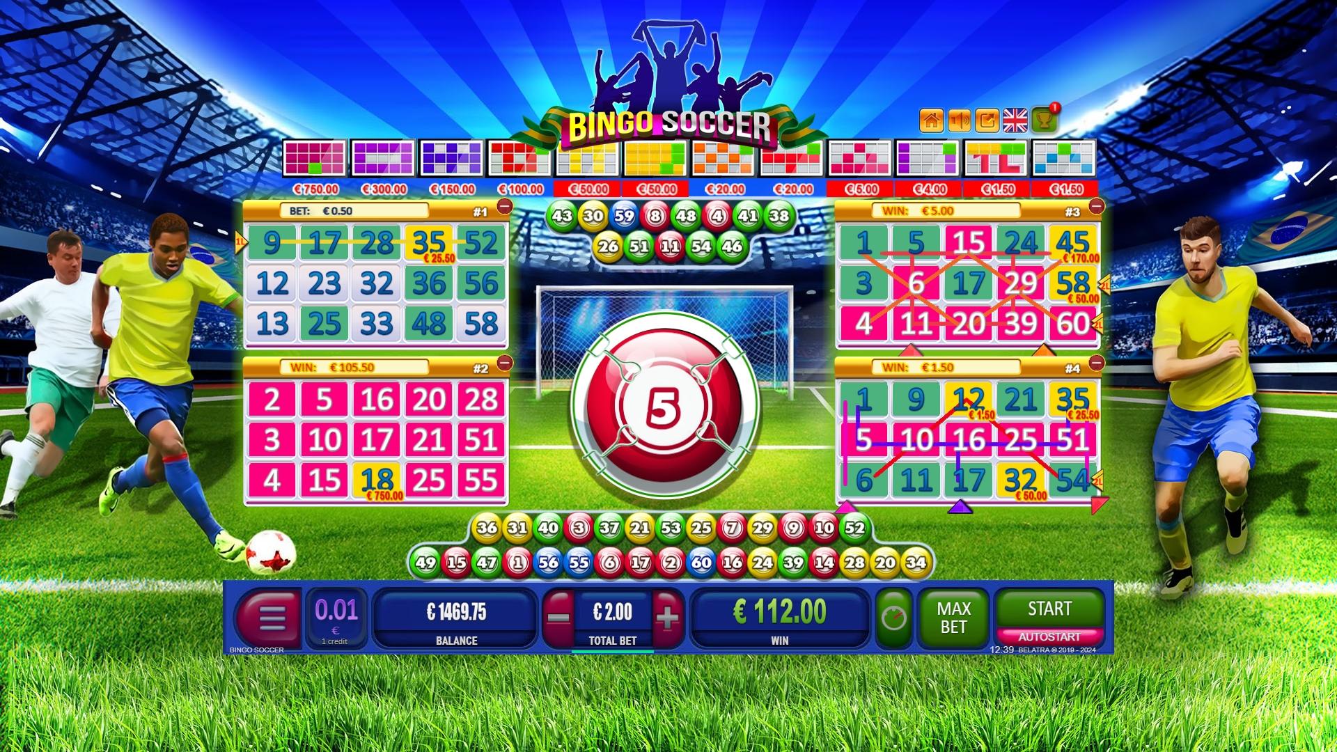 Bingo Soccer | Promotion pack | Online slot