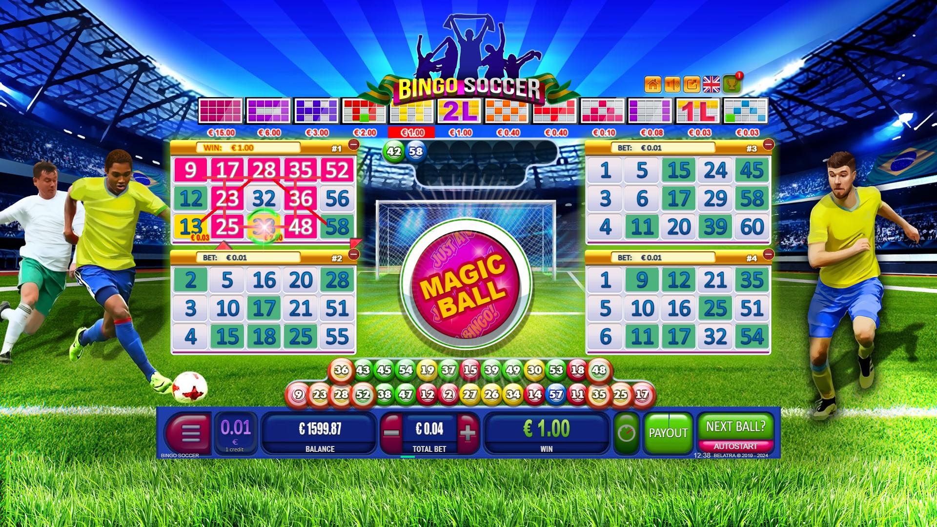 Bingo Soccer | Promotion pack | Online slot