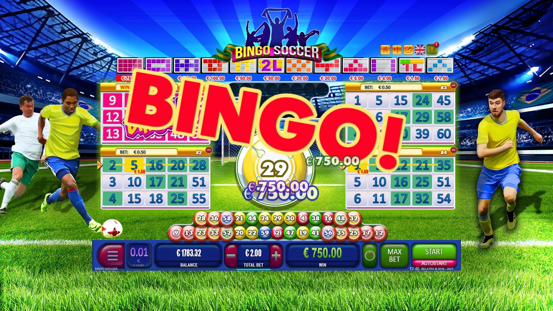 Bingo Soccer | Promotion pack | Online slot
