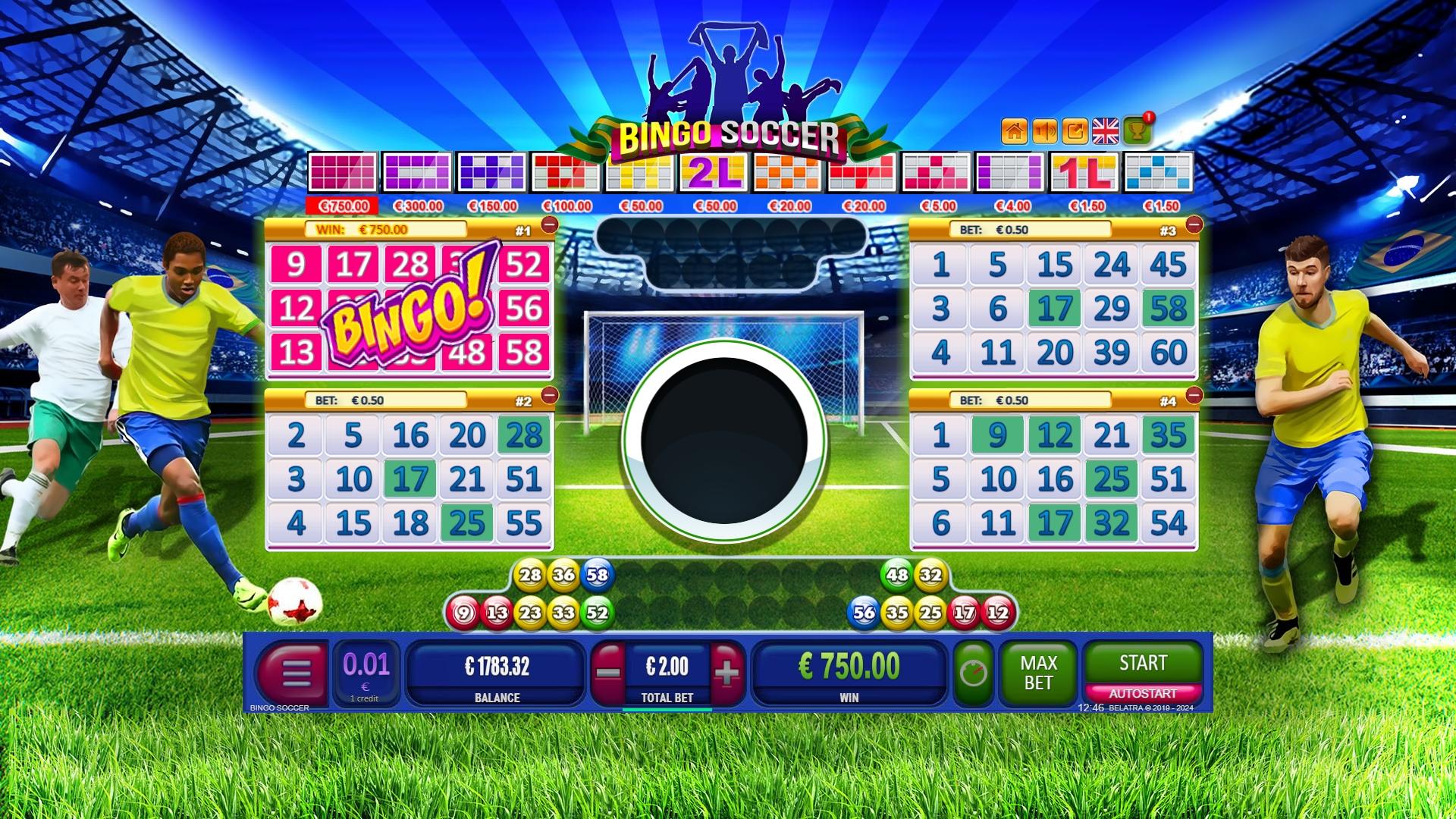 Bingo Soccer | Promotion pack | Online slot