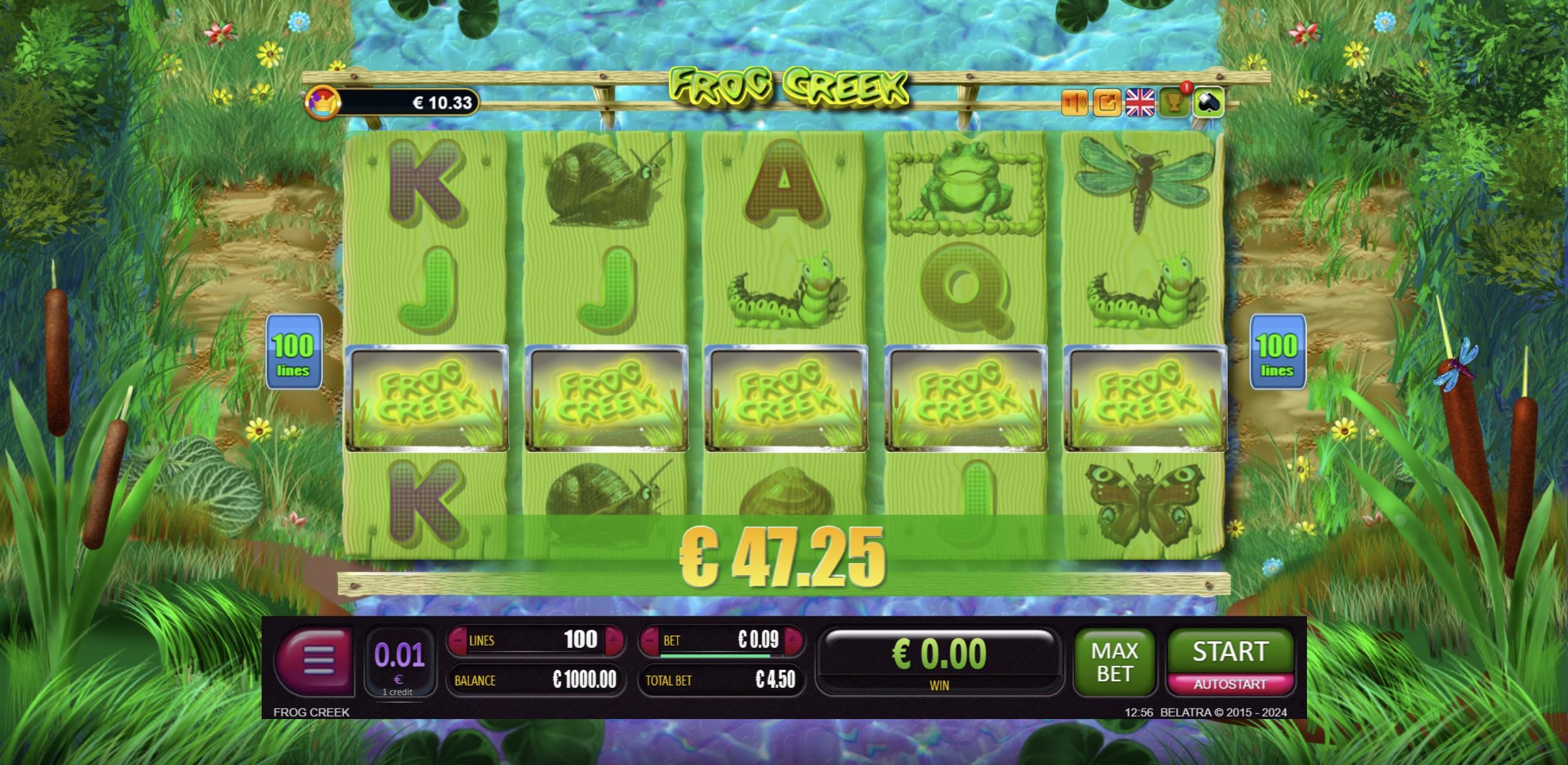Frog Creek | Promotion pack | Online slot
