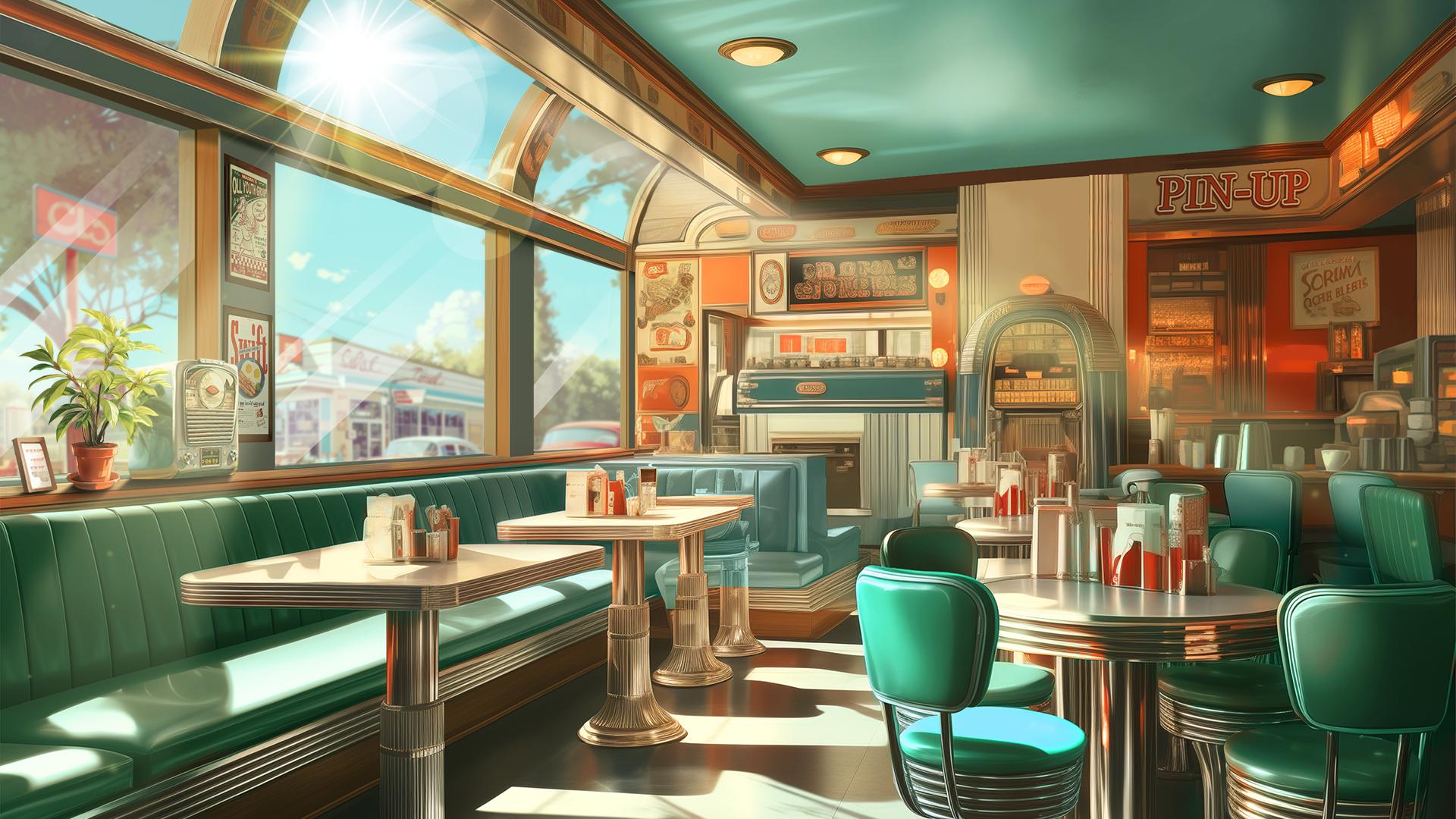 Cafe 50's | Промо-материалы | Игровой автомат онлайн