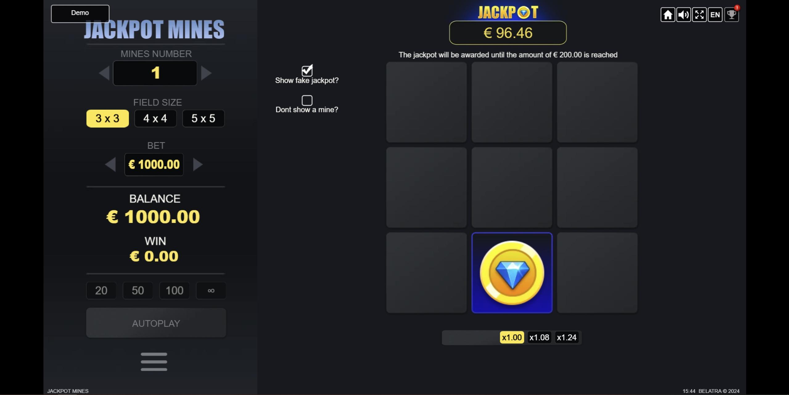 Jackpot Mines | Промо-материалы | Игровой автомат онлайн